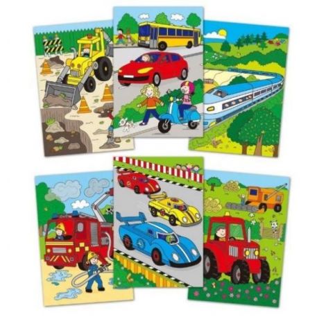 Carte de Colorat Magică Water Magic Vehicule Galt - imagine 2