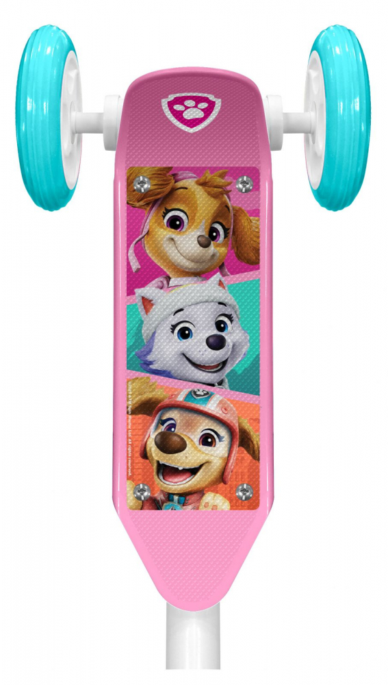 Trotineta Stamp Paw Patrol Pink cu 3 roti