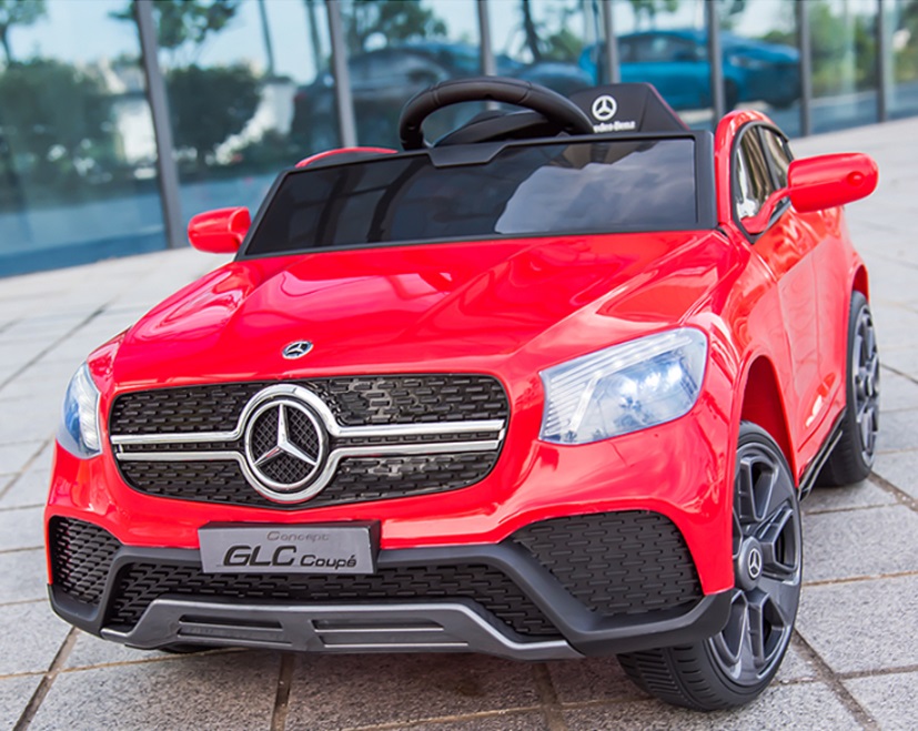 Mașinuță Mercedes-Benz GLC Coupe Roșie Electrică - imagine 8