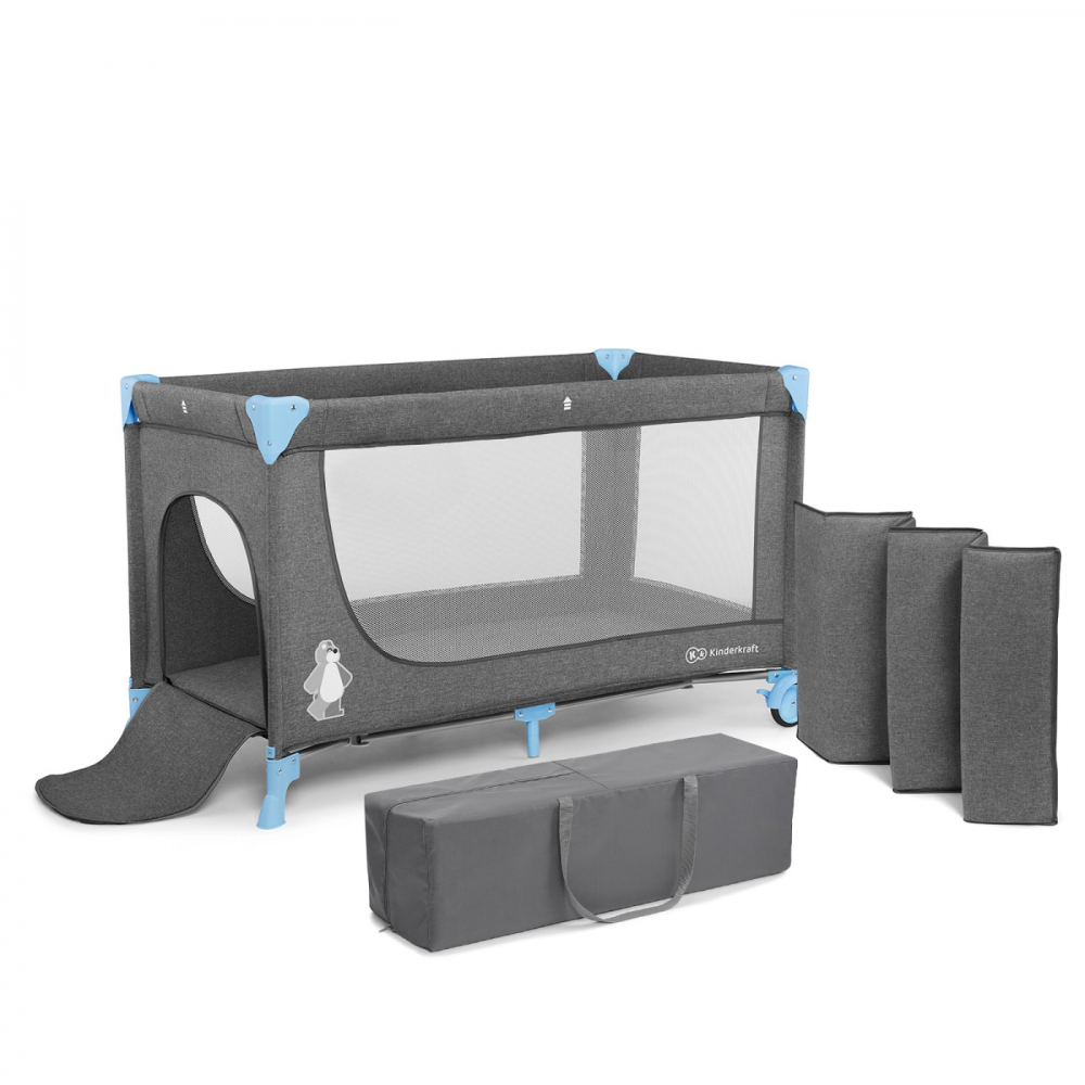 Patut Travel Kinderkraft Joy Blue | Pliare Rapidă - imagine 8