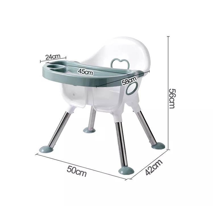 Little Mom Elite Green - Scaun Masa Transformabil - imagine 3