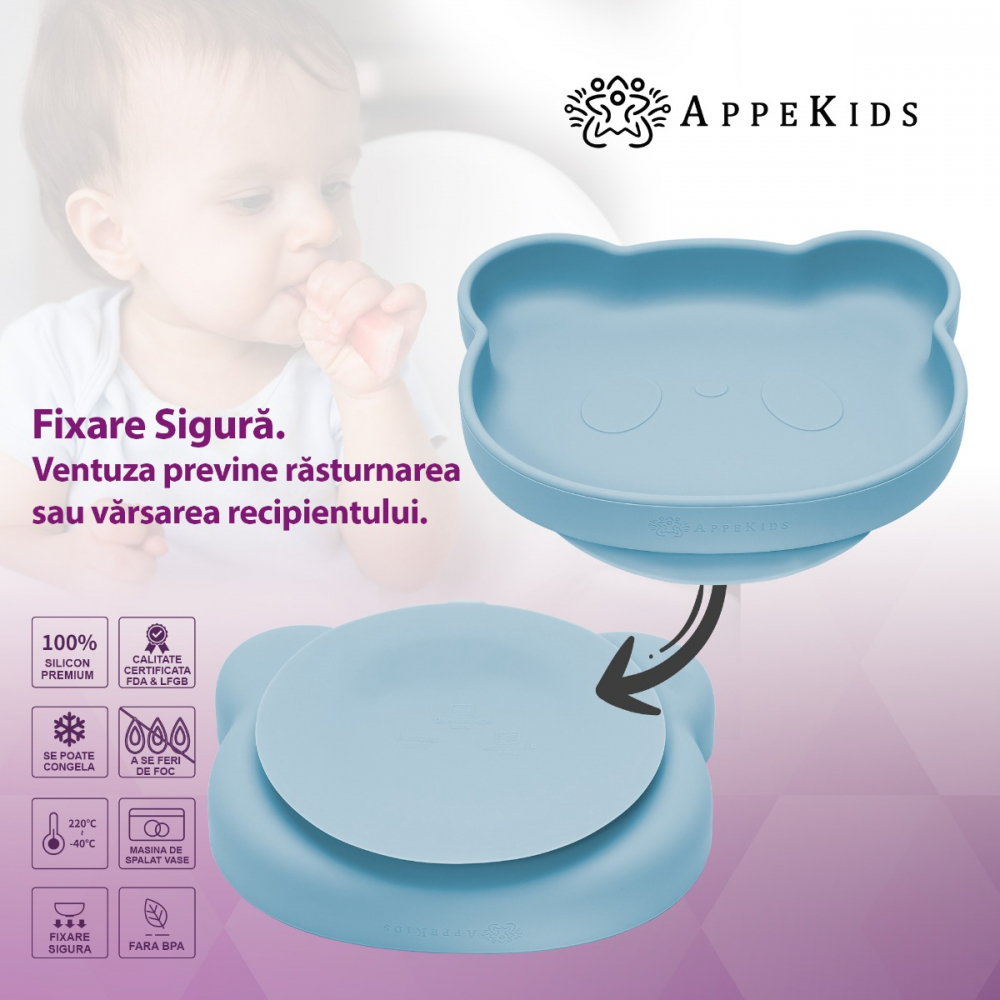 Set Diversificare AppeKids Panda 5 Piese - imagine 4