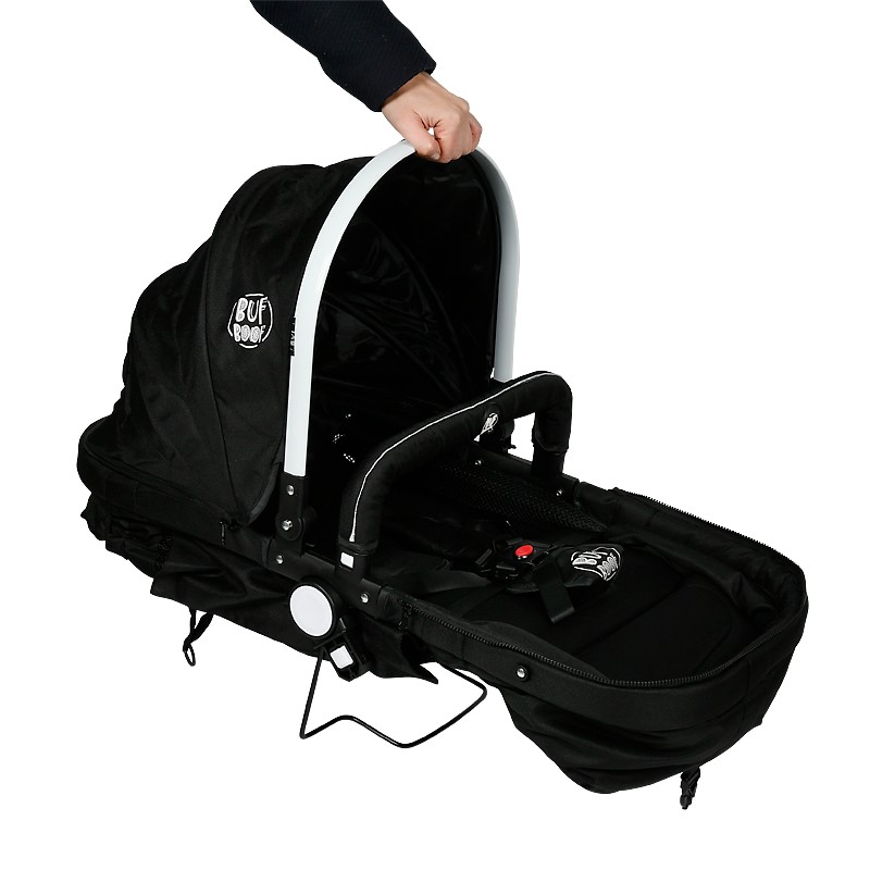 Carucior 2 in 1 Buf Boof X2 Black Reversibil 0-36 luni - imagine 4