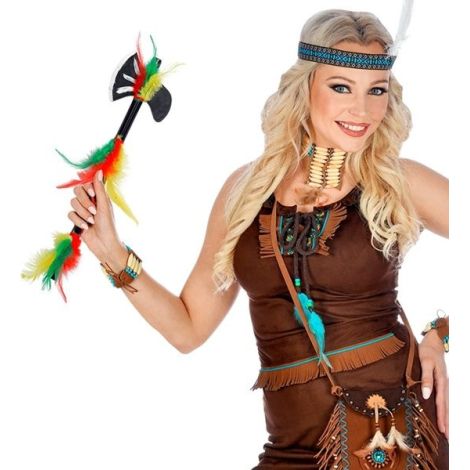 Toporas Indian Widmann | Accesoriu Carnaval Sigur - imagine 4
