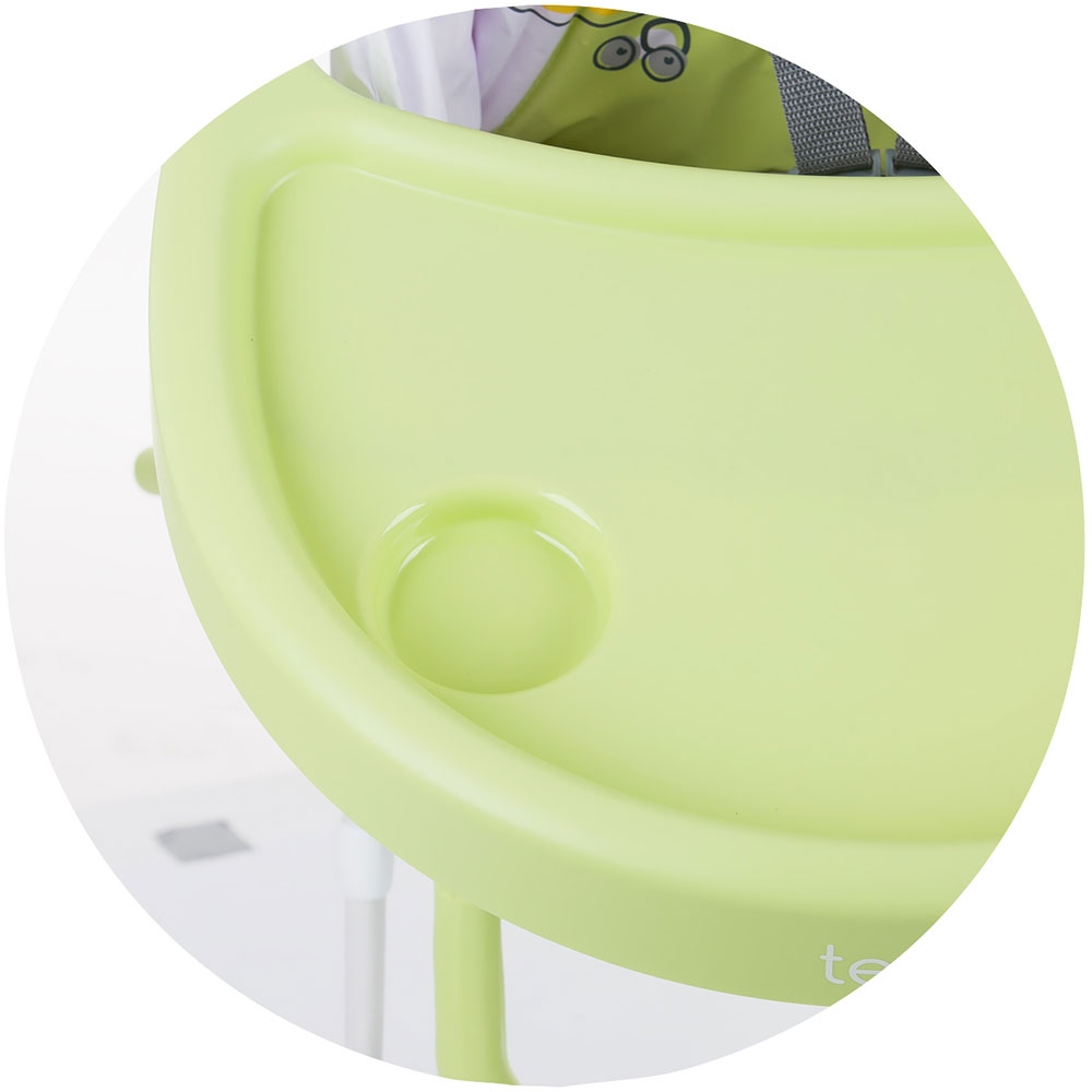 Scaun de masă Chipolino Teddy, 6 luni+, Aloe - imagine 4