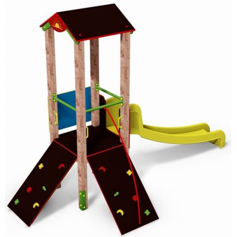 Turn DODO - Lemn Premium, Tobogan HDPE