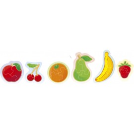 Set 6 Puzzle Fructe Miniland Educativ - imagine 4