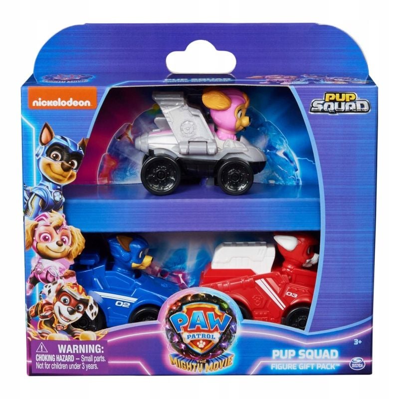 Paw Patrol Gift Set 3 Mașinuțe Spin Master