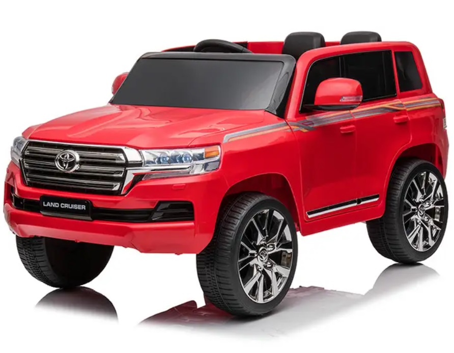 Masinuta Electrica Toyota Landcruiser Rosu - imagine 4