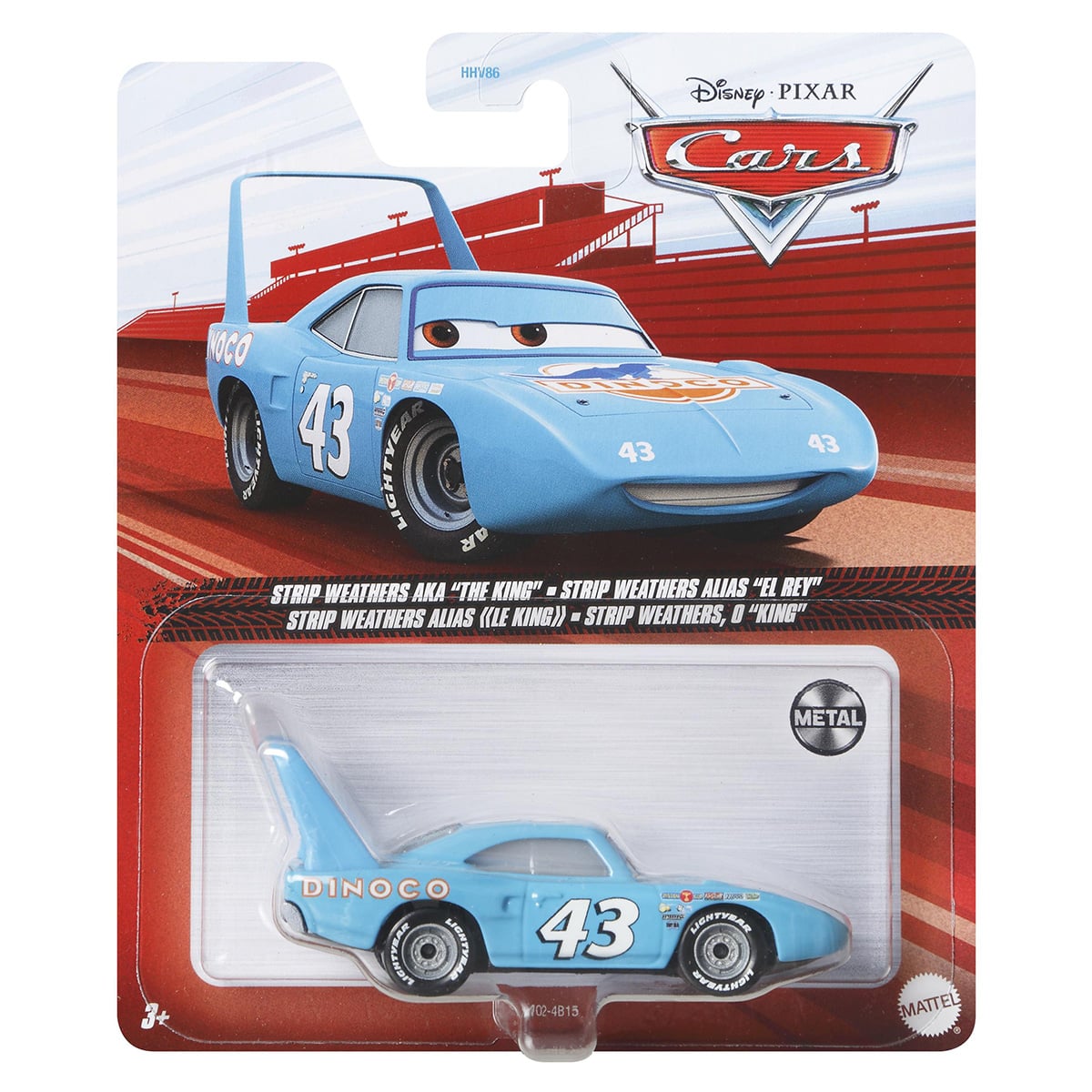 Disney Cars The King 1:55 Masinuta Metal