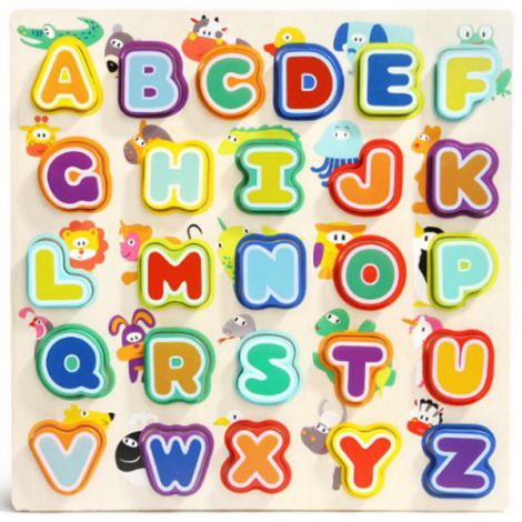 Puzzle Topbright Litere Animalute Educativ