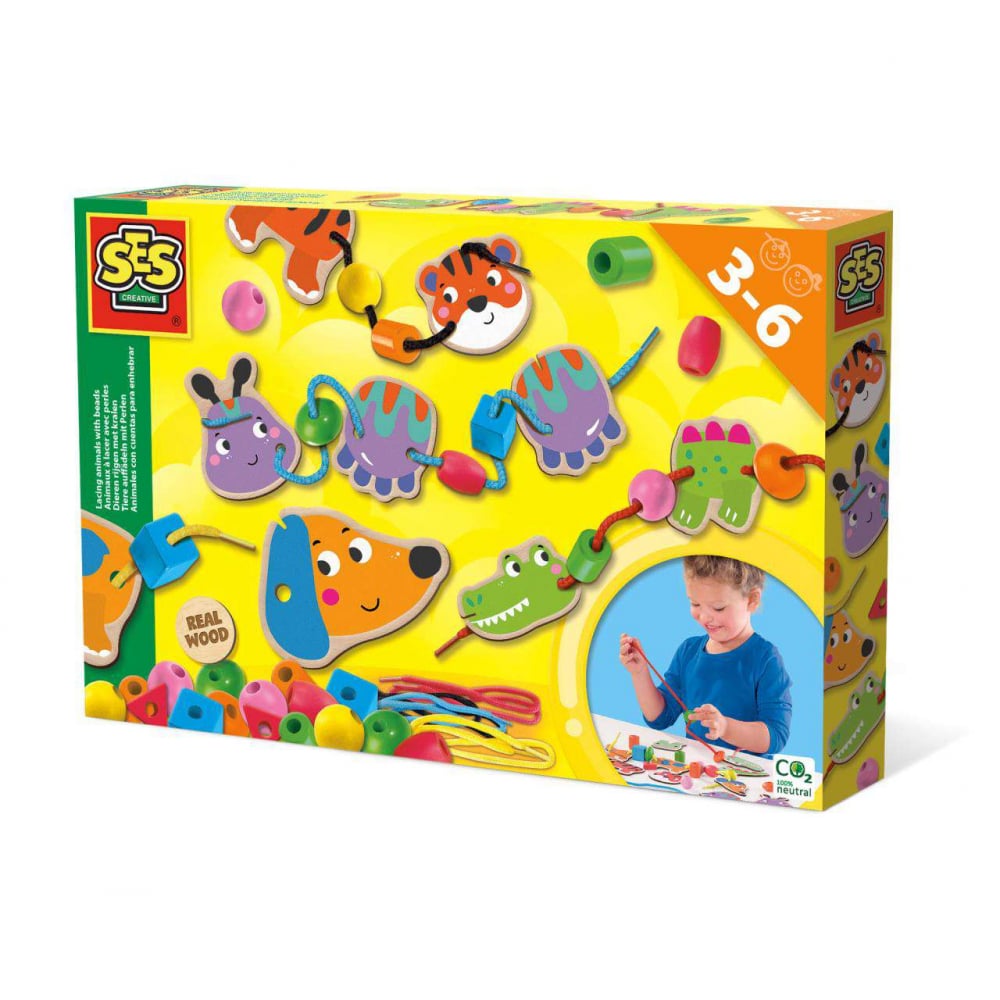 Ses Creative - Set Insirat Lemn Animale