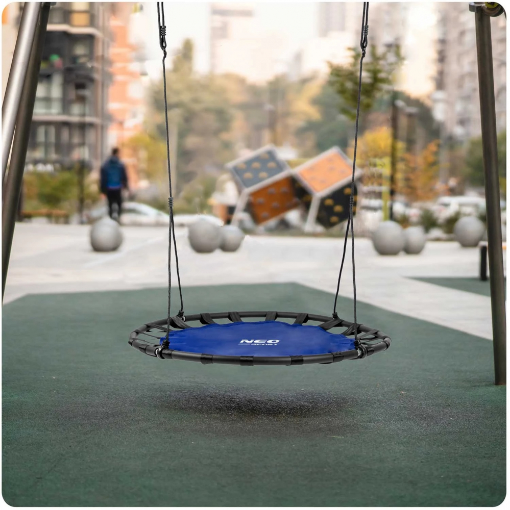 Leagan tip cuib Neo-Sport, 150 kg, Albastru - imagine 7