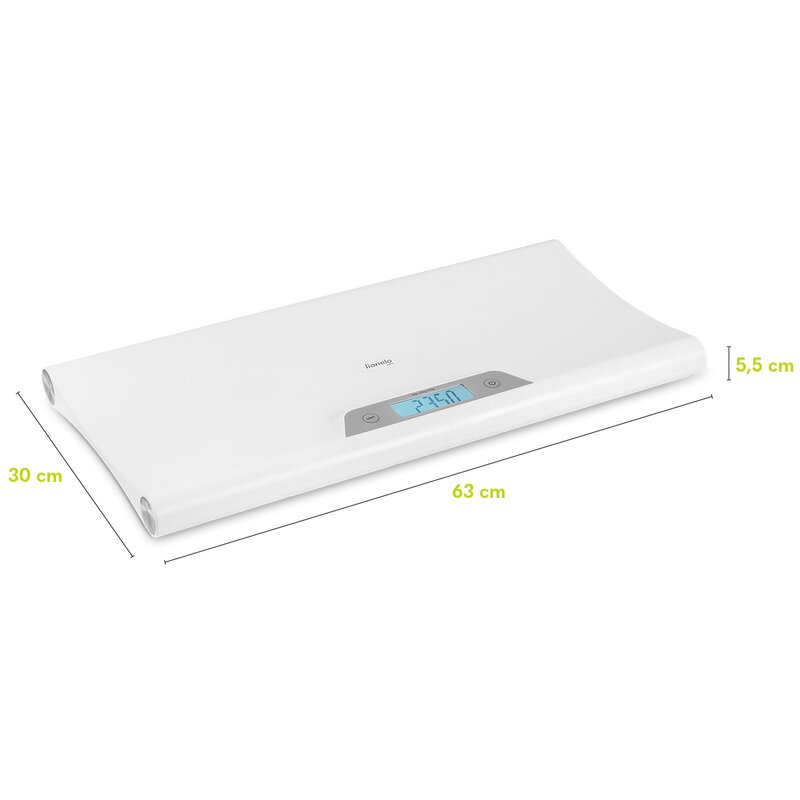 Cantar Electronic Lionelo BabyBalance, Alb, pana la 20 kg - imagine 7