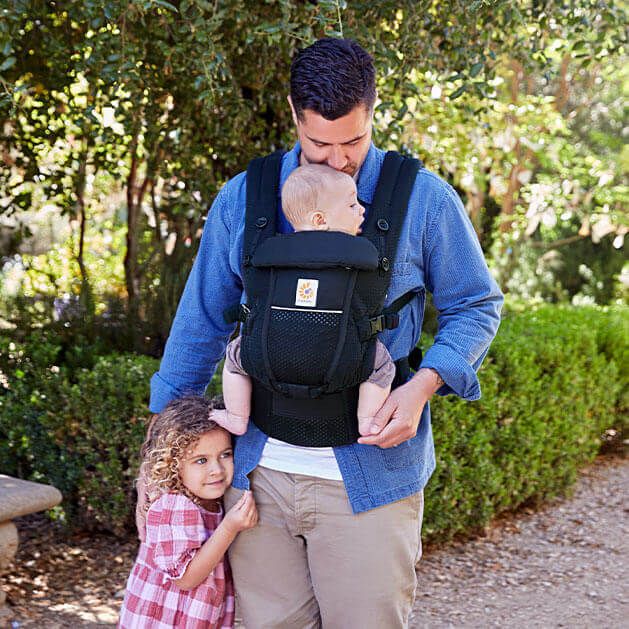 Marsupiu Ergobaby Adapt Soft Flex, Midnight Blue - imagine 3
