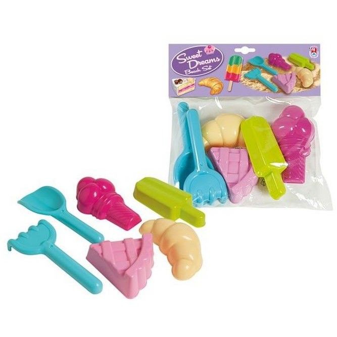 Set 6 forme nisip Sweet Dreams Androni Giocattoli