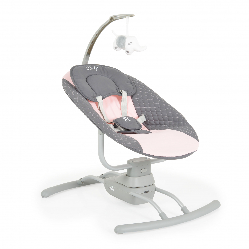 Leagan Electric Moni Rocky Pink cu Telecomandă - imagine 9