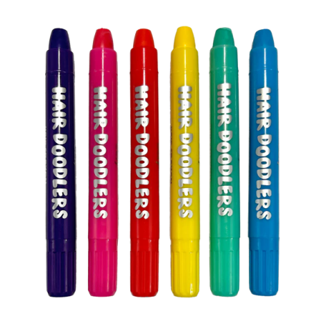 Ooly Hair Doodlers - Creioane Colorate Par 6 Culuri - imagine 3