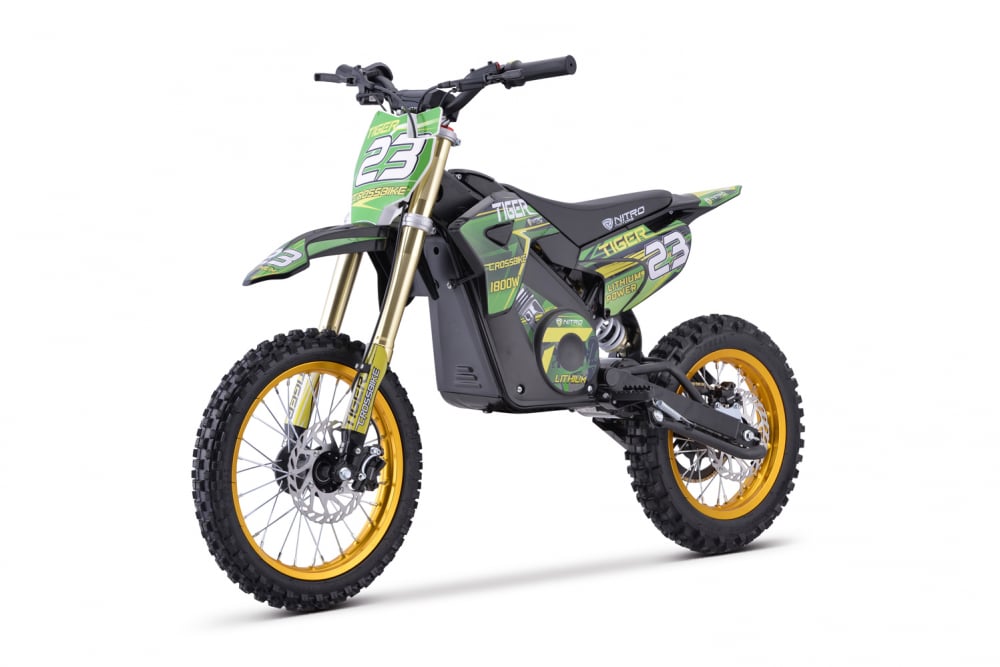 Nitro E-Dirtbike Tiger 1800W Verde Hollicy