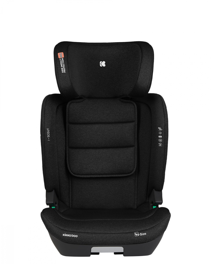 Scaun auto Kikkaboo i-Scout Black, i-SIZE, 100-150 cm - imagine 2