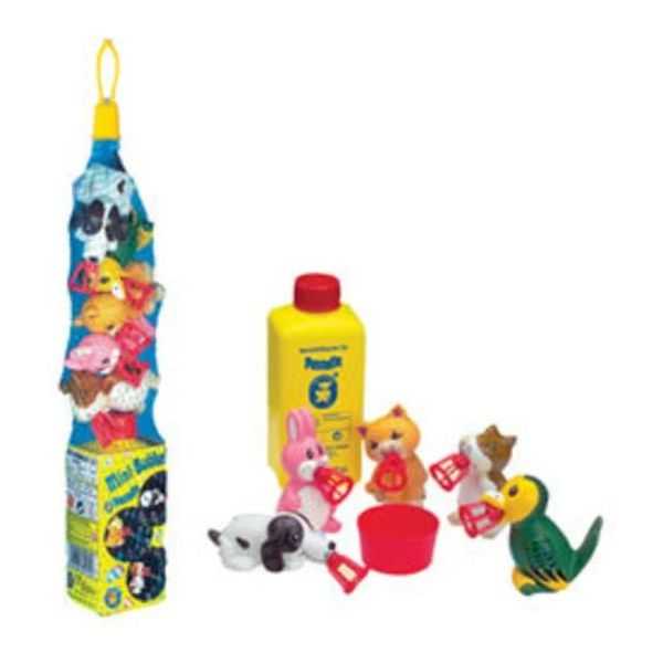 Set Baloane de Sapun Pustefix cu 5 Figurine Vesele