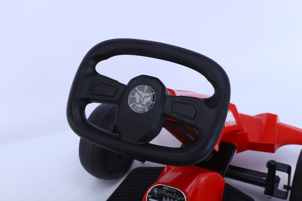 Kart Electric FiveBot Red, 12V, Drift & Sunet - imagine 9