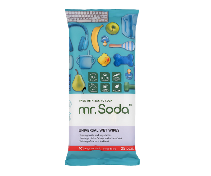 Servetele Mr.Soda cu Bicarbonat - Curățare Universală