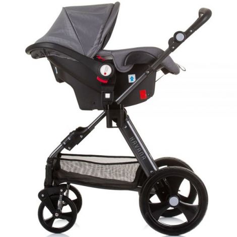 Chipolino Havana 3 in 1 - Carucior Premium Silver Grey - imagine 12
