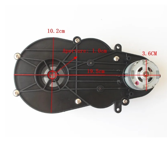 Motoreductor Nichiduta 15000 RPM 12V RS550 - imagine 2