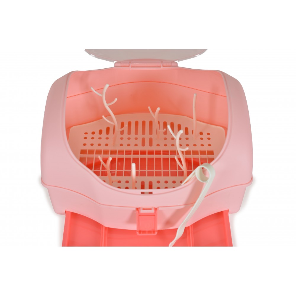 Cutie uscare biberoane Cangaroo Pink - imagine 5