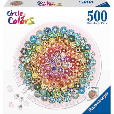 Puzzle Gogosi Americane 500 Piese Ravensburger - imagine 2