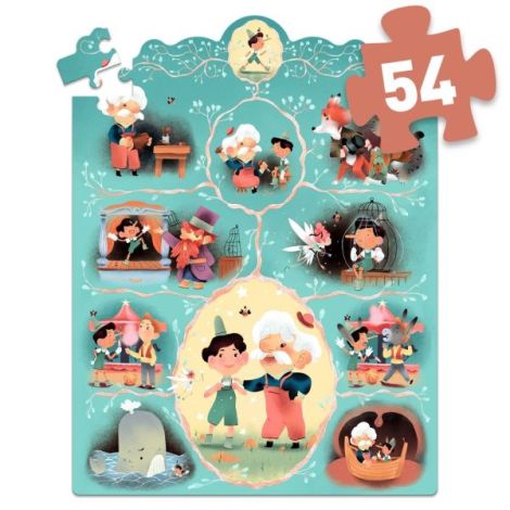 Puzzle Poveste Pinocchio Djeco - Joc Educativ - imagine 5