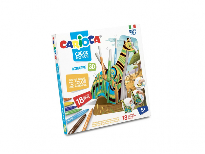 Set Carioca Girafa 3D | Penar Creativ & Non-Toxic