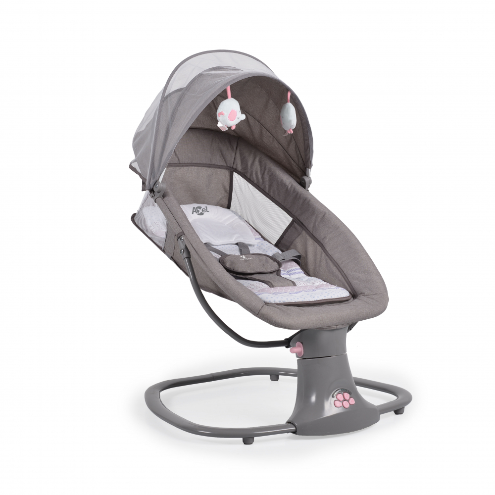 Leagan Electric Cangaroo Axel Pink, cu Telecomanda - imagine 7