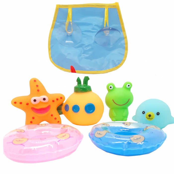 Jucării Baie Ocean Life cu Suport Ventuză Krista