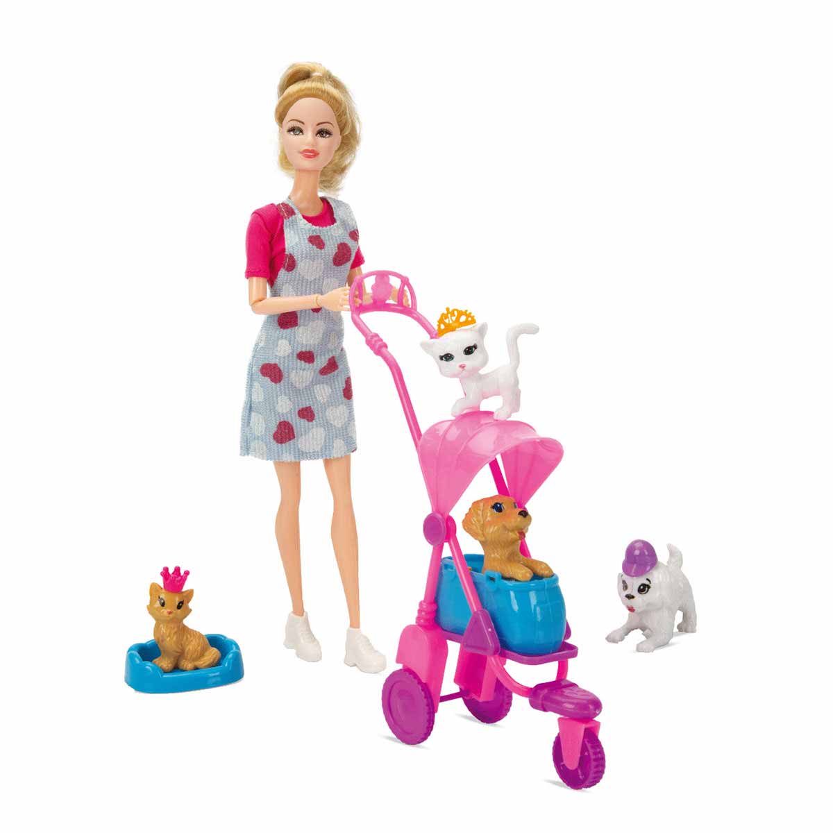 Păpușă Mamă Belissa cu Animale și Accesorii