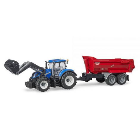 Tractor Bruder New Holland T7.315 cu Încărcător Frontal - imagine 3