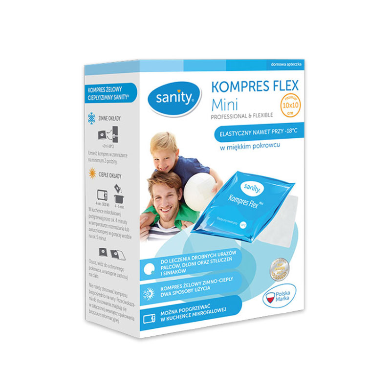 Compresa Sanity Mini Flex 10x10 cm, Cald/Rece