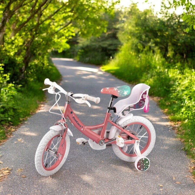 Bicicleta Procart Unicorn 14" Roz Copii - imagine 5