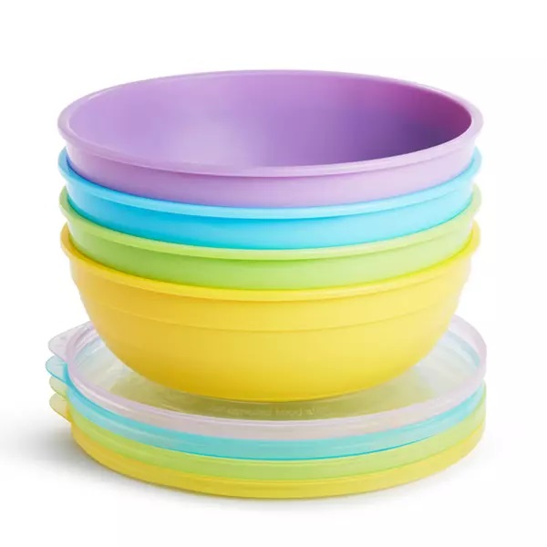 Set Masa Munchkin Love-A-Bowls 4 Boluri+Lingurițe - imagine 4