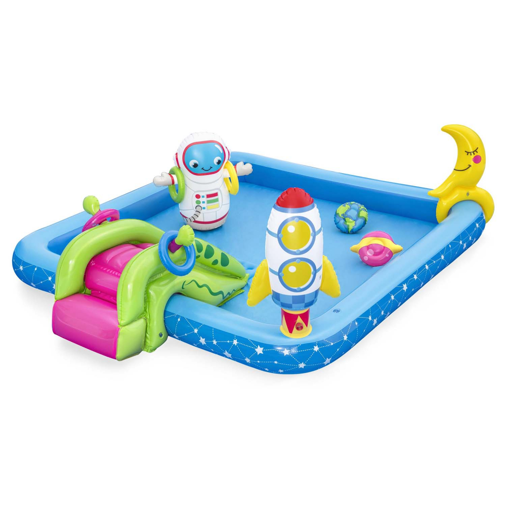 Piscina Bestway Astronaut cu Tobogan si Jucarii - imagine 9
