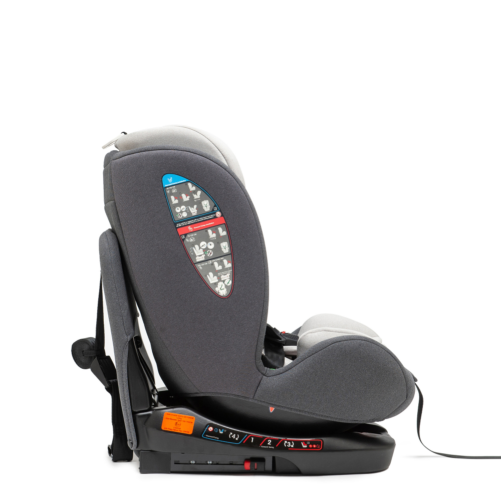 Scaun Juju Total 360 i-Size Gri Rotativ 0-12 ani - imagine 5