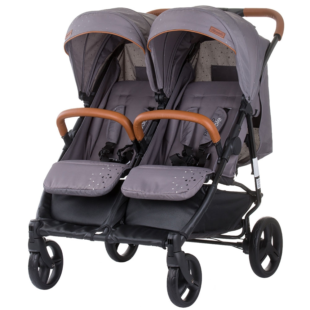 Carucior Gemeni Chipolino Passo Doble Platinum - imagine 6