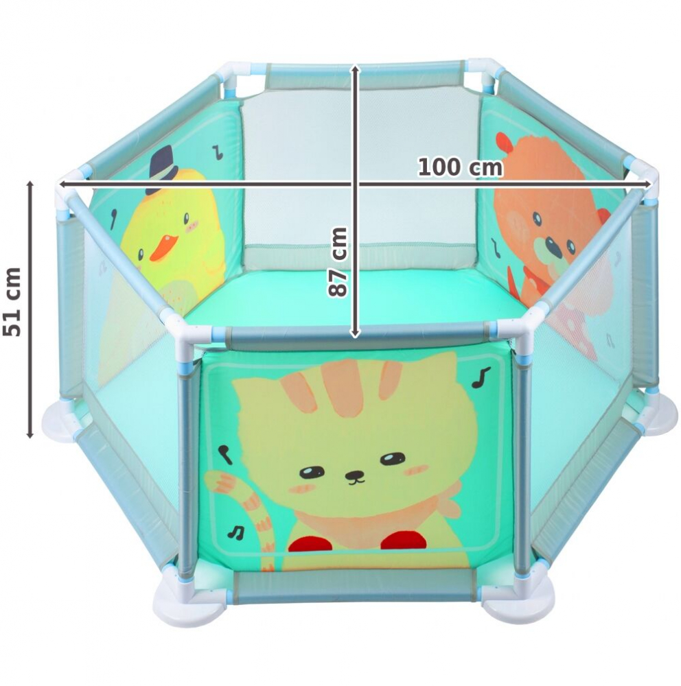 Tarc joaca Kitten 100 cm Malplay - 3 in 1 - imagine 3