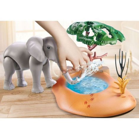 Playmobil Elefant și Lac - Jucarie Educativă - imagine 4