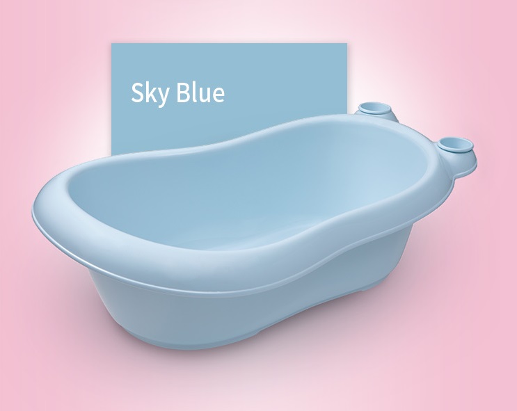 Cadită Little Mom cu hamac și termometru Sky Blue