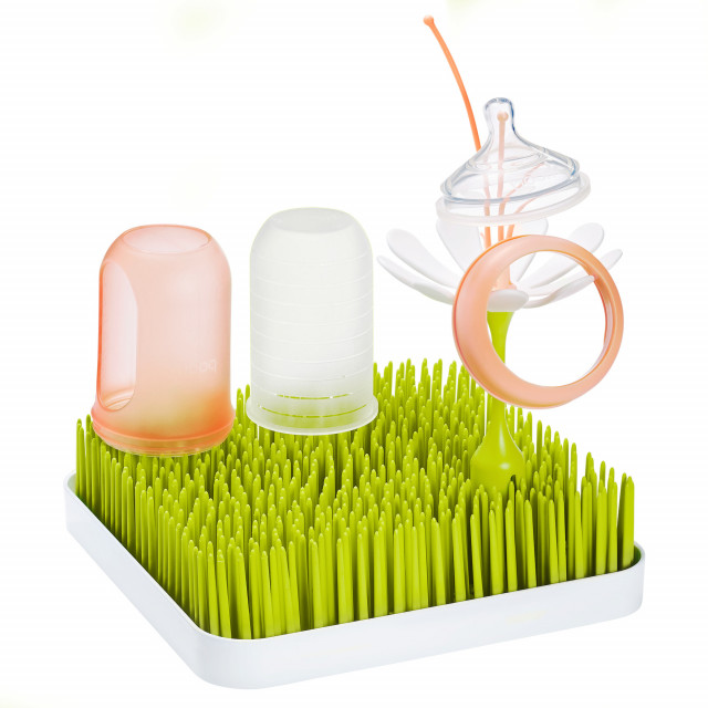 Accesoriu Uscare Biberoane Boon Stem, Alb - imagine 5