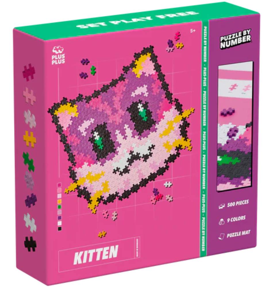 Puzzle Plus-Plus Pisicuta 500 piese, Educativ si Creativ