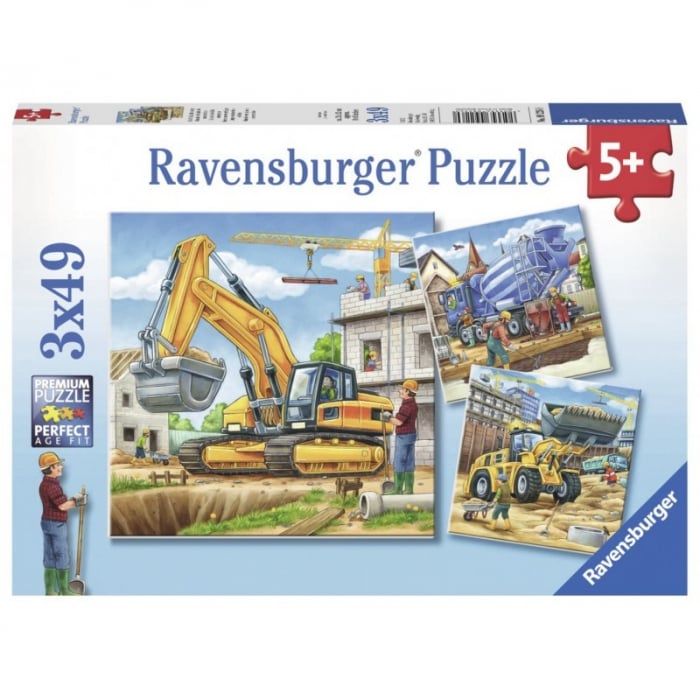 Puzzle Ravensburger Vehicule de Constructie