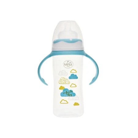 Biberon Minut Baby 270ml cu Manere Turcoaz - imagine 4